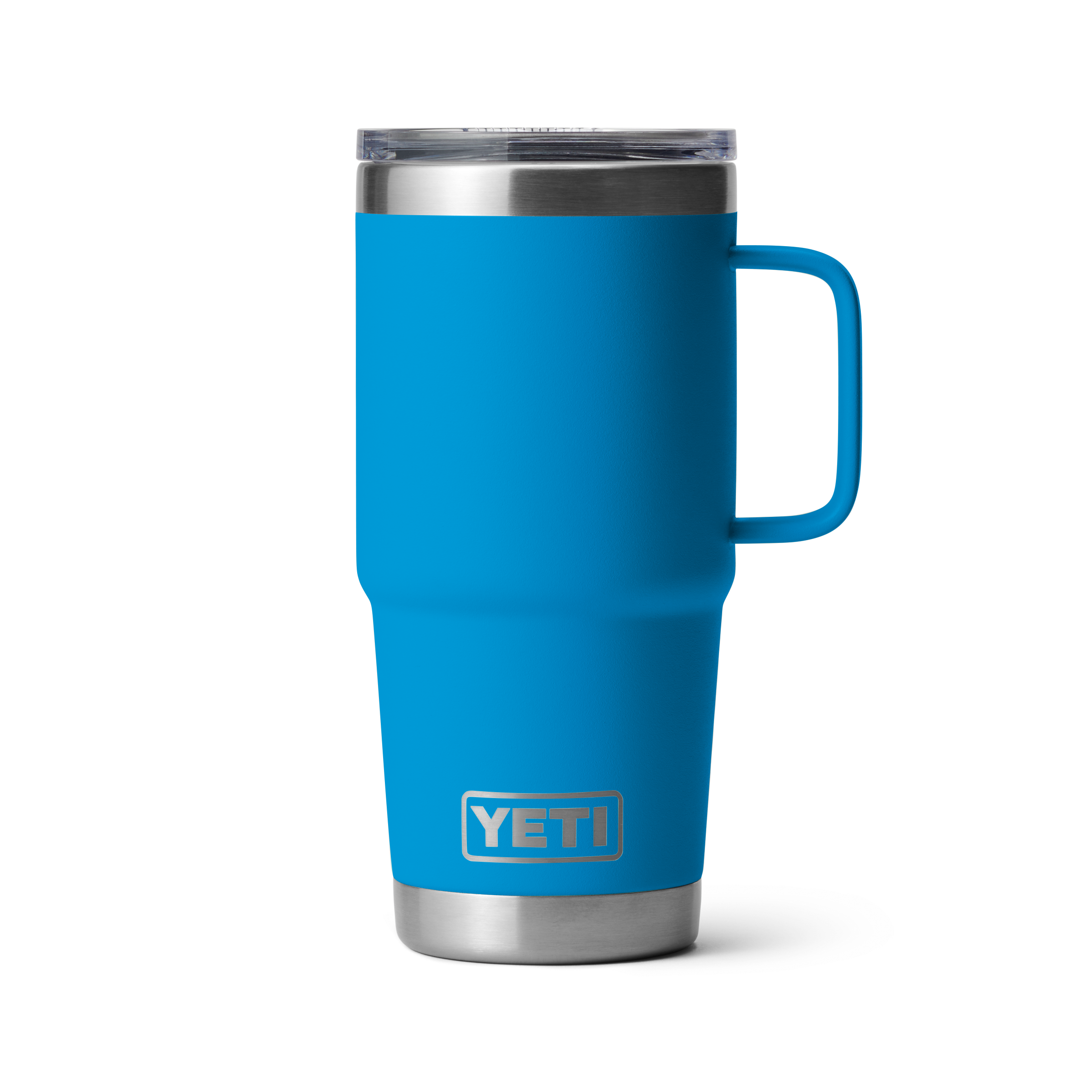 YETI Rambler® 20 oz (591 ml) Travel Mug Big Wave Blue