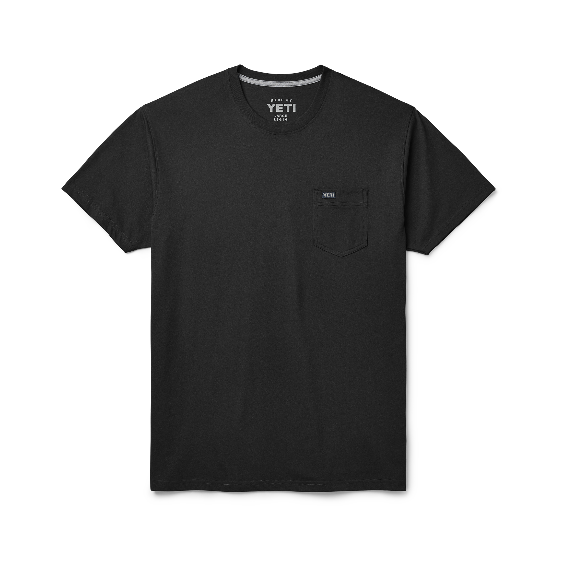 YETI Premium Pocket Short Sleeve T-Shirt Black